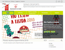 Tablet Screenshot of esport.paeria.es