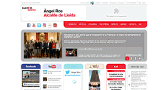 Desktop Screenshot of alcalde.paeria.cat