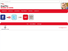 Tablet Screenshot of alcalde.paeria.cat