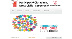 Desktop Screenshot of participacio.paeria.cat