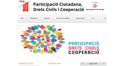 Desktop Screenshot of participacio.paeria.es