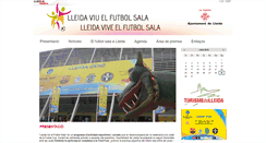 Desktop Screenshot of lleidaviuelfutbolsala.paeria.cat